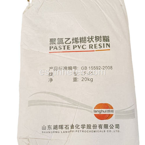 Langhui Paste PVC Resin LF-51L para juguete de vinilo